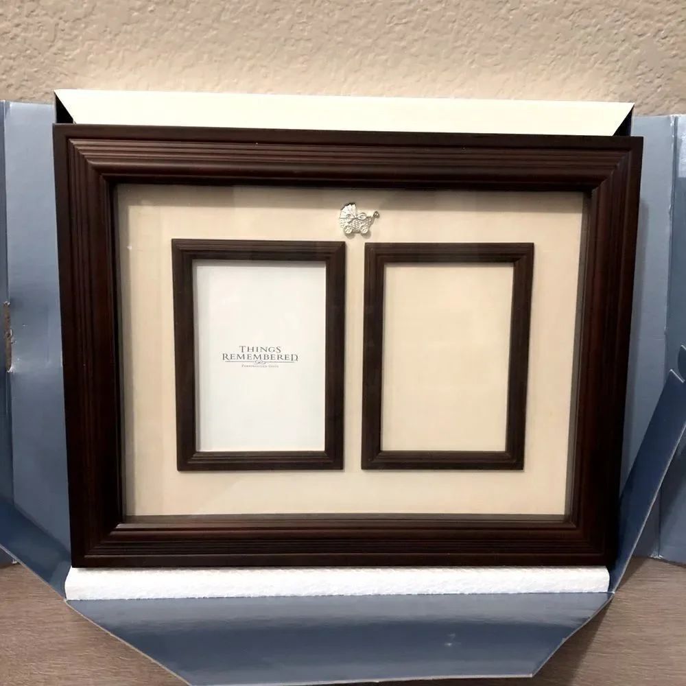 Baby Birth Record Things Remembered Silver Charm Photo Frame